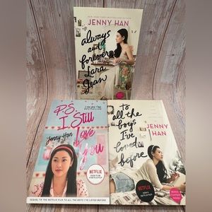 Book lovers Jenny Han 3 book set. To All the Boys I’ve Loved Before series.
